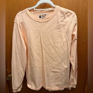 Carhartt Womens Soft Peach Long Sleeve Tee size small 4-6